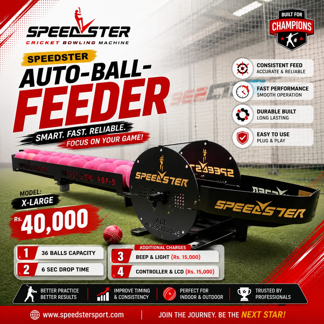 Speedster Auto Ball Feeder – Basic